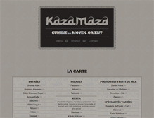 Tablet Screenshot of kazamaza.ca